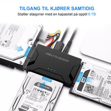 Last inn bildet i Galleri-visningsprogrammet, USB 3.0 til IDE / SATA -ADAPTER
