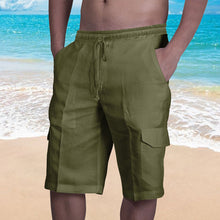 Last inn bildet i Galleri-visningsprogrammet, Ensfarget strand-shorts for menn
