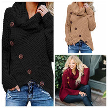 Last inn bildet i Galleri-visningsprogrammet, Irregular Ladies High Collar Sweater
