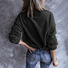 Last inn bildet i Galleri-visningsprogrammet, Uformell langermet sweatshirt med glidelås
