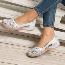 Last inn bildet i Galleri-visningsprogrammet, Woman Round-toe Hollow-out Breathable Flat Sandal
