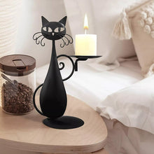 Last inn bildet i Galleri-visningsprogrammet, Black Cat lysestake
