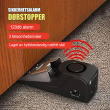 Last inn bildet i Galleri-visningsprogrammet, Dørstopper sikkerhetsalarm
