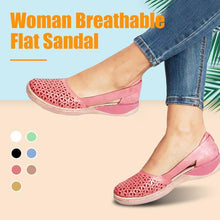 Last inn bildet i Galleri-visningsprogrammet, Woman Round-toe Hollow-out Breathable Flat Sandal
