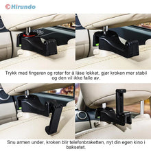 Last inn bildet i Galleri-visningsprogrammet, Hirundo bilhodestøttekrok
