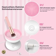 Last inn bildet i Galleri-visningsprogrammet, Elektrisk sminkebørsterensemaskin
