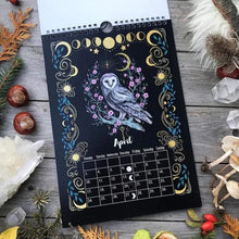 Last inn bildet i Galleri-visningsprogrammet, 2023 Dark Forest Månekalender Mystiske dyrs kalender
