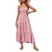 Last inn bildet i Galleri-visningsprogrammet, Sleeveless Strap Tube Top Swing Dress
