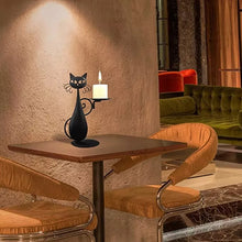 Last inn bildet i Galleri-visningsprogrammet, Black Cat lysestake

