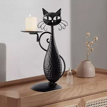 Last inn bildet i Galleri-visningsprogrammet, Black Cat lysestake
