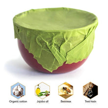 Last inn bildet i Galleri-visningsprogrammet, Organic &amp; Reusable Beeswax Food Wraps – 3 Pcs (S/M/L)
