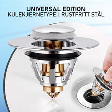 Last inn bildet i Galleri-visningsprogrammet, Universal rustfritt stål pop-up avløpsfilter
