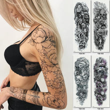 Last inn bildet i Galleri-visningsprogrammet, Full Arm sleeve Tattoo Waterproof temporary tattoo Sticker
