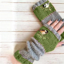 Last inn bildet i Galleri-visningsprogrammet, Varme Patchwork-broderte hansker
