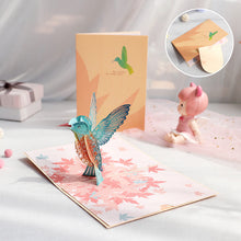Last inn bildet i Galleri-visningsprogrammet, Kolibri Pop-Up Kort
