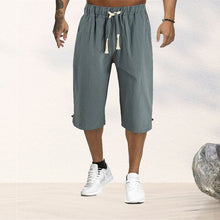 Last inn bildet i Galleri-visningsprogrammet, Cotton and Linen Five Point Tie Shorts
