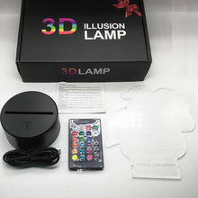 Last inn bildet i Galleri-visningsprogrammet, Elefant 3D Illusjonslampe
