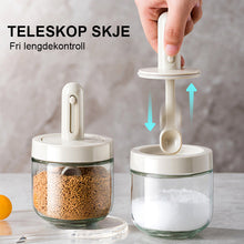 Last inn bildet i Galleri-visningsprogrammet, Krydderkrukke med lokk med justerbar skje
