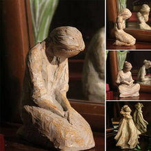 Last inn bildet i Galleri-visningsprogrammet, Sweet Hour of Prayer Inspirerende skulptur av kvinne som ber
