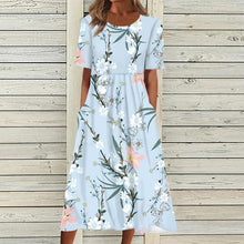 Last inn bildet i Galleri-visningsprogrammet, Kortermet kjole med rund hals
