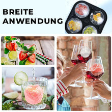 Last inn bildet i Galleri-visningsprogrammet, Rosen-Eiswürfelform mit 4 Fächern
