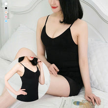 Last inn bildet i Galleri-visningsprogrammet, SHAPERX bodysuit midt på låret Magekontroll Compression Shapewear for kvinner Sømløs helkroppsform
