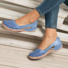 Last inn bildet i Galleri-visningsprogrammet, Woman Round-toe Hollow-out Breathable Flat Sandal
