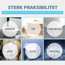 Last inn bildet i Galleri-visningsprogrammet, Diamant skjærehjulsett (10 stk og 2 stenger)
