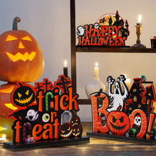Last inn bildet i Galleri-visningsprogrammet, Halloween-tema Bordpynt i tre
