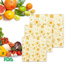 Last inn bildet i Galleri-visningsprogrammet, Organic &amp; Reusable Beeswax Food Wraps – 3 Pcs (S/M/L)
