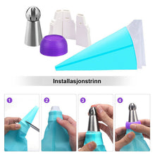 Last inn bildet i Galleri-visningsprogrammet, Tips om dekorasjon av kaker （22 stk）
