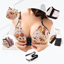 Last inn bildet i Galleri-visningsprogrammet, Blomsterprint  Push-up Bh med Front-lukking
