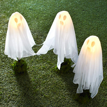 Last inn bildet i Galleri-visningsprogrammet, Halloween dekorasjon LED-lys hengende spøkelser
