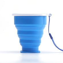 Last inn bildet i Galleri-visningsprogrammet, Saker Silikon Folding Camping Cup med lokk

