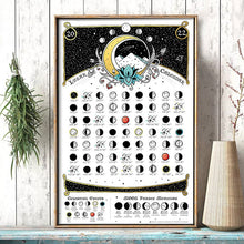 Last inn bildet i Galleri-visningsprogrammet, 2022 Månefasekalender med treramme
