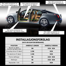 Last inn bildet i Galleri-visningsprogrammet, Bil karbonfiber terskel klistremerke

