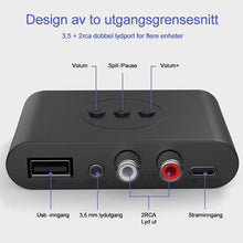 Last inn bildet i Galleri-visningsprogrammet, Bluetooth 5.0 lydmottaker

