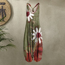 Last inn bildet i Galleri-visningsprogrammet, Women Summer Pattern Sleeveless Harem Jumpsuit
