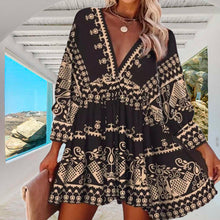 Last inn bildet i Galleri-visningsprogrammet, Over-kneet kjole med boho-stil
