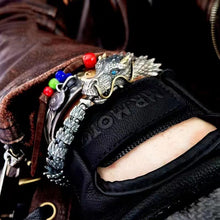Last inn bildet i Galleri-visningsprogrammet, Sølv håndlaget Dragon Chain Armbånd
