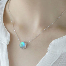 Last inn bildet i Galleri-visningsprogrammet, Aurore Borealis Silver Necklace
