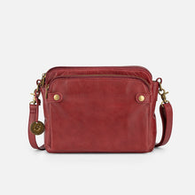 Last inn bildet i Galleri-visningsprogrammet, Trelags skulder- og håndveske i skinn
