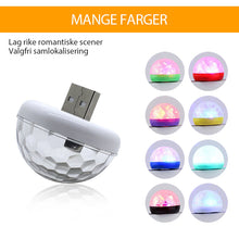 Last inn bildet i Galleri-visningsprogrammet, USB Mini Soppformet Lys
