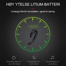 Last inn bildet i Galleri-visningsprogrammet, Bluetooth-hodetelefoner med lyd konduksjon gjennom bein
