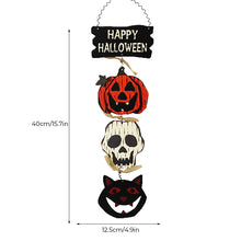 Last inn bildet i Galleri-visningsprogrammet, Halloween Wooden Welcome Hanging Sign
