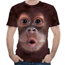 Last inn bildet i Galleri-visningsprogrammet, Morsom Gorilla 3D T-skjorte
