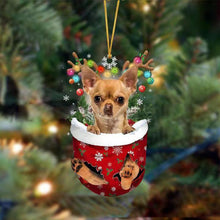 Last inn bildet i Galleri-visningsprogrammet, Christmas stocking pendant with dog
