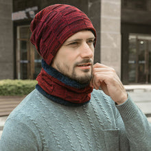 Last inn bildet i Galleri-visningsprogrammet, Fleece knitted scarf hat set
