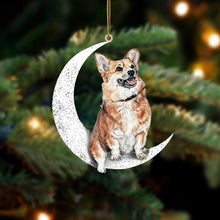 Last inn bildet i Galleri-visningsprogrammet, Sitt på månen - tosidig ornament
