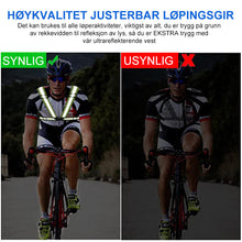 Last inn bildet i Galleri-visningsprogrammet, Reflekterende fluorescerende løpesele
